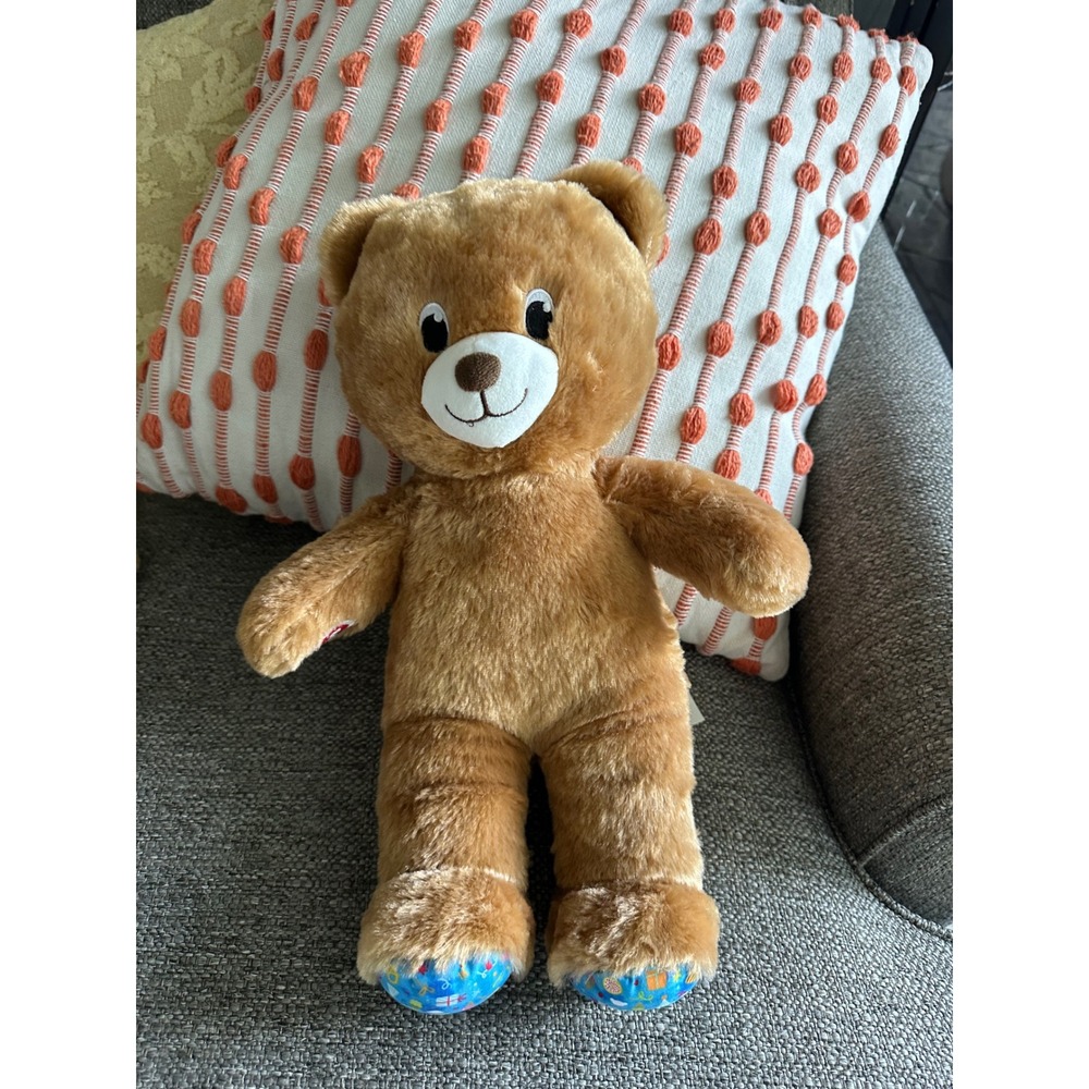 Build-A-Bear Workshop Happy Birthday Plush Brown Teddy Bear 16 inch 032345 EUC